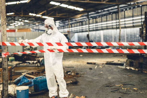 Professional Biohazard technician working in Kingsville, MD